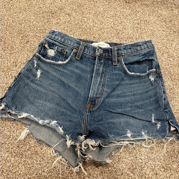 Abercrombie & fitch high rise mom short curve love 27/4 - Picture 3 of 4